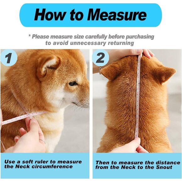 Supet Dog Cone Collar Adjustable After Surgery, Comfortable Pet Recovery Collar - Picture 5 of 6